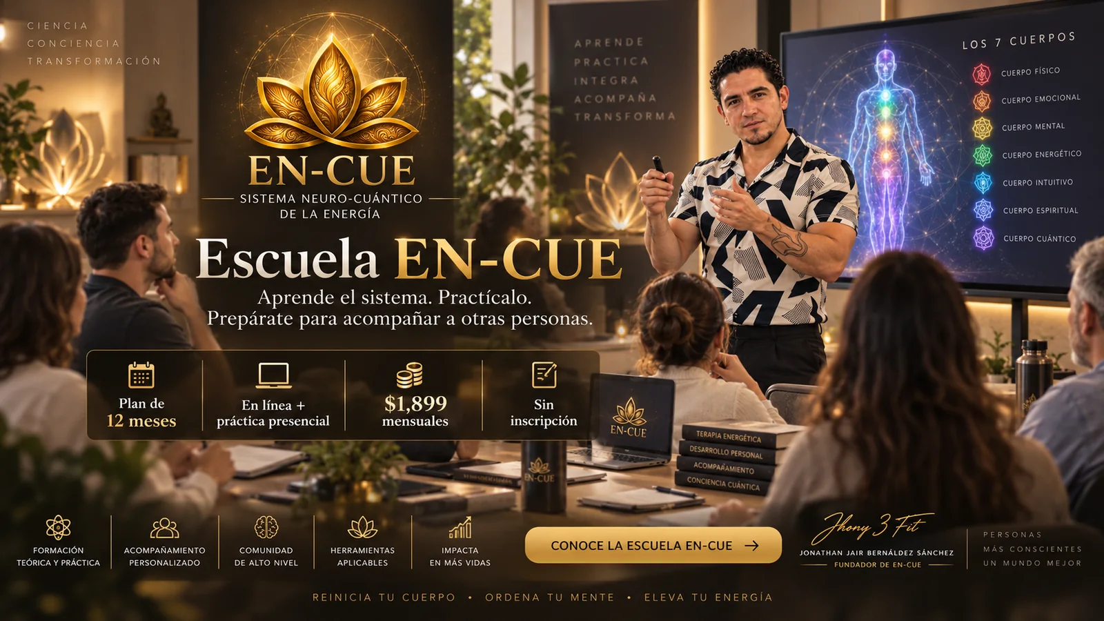 Escuela EN-CUE con formación teórica y práctica